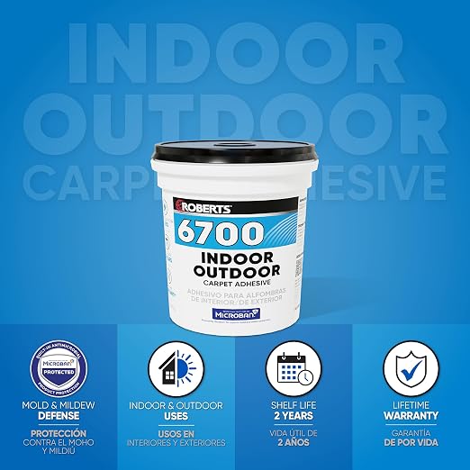 ROBERTS 6700-1 1 Gallon Indoor/Outdoor Carpet/Artificial Turf Adhesive