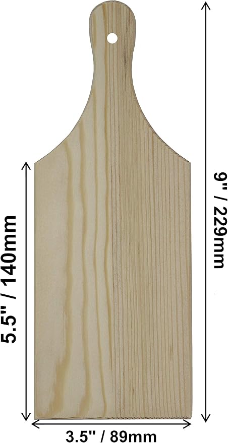 Package of 4 Unfinished Wooden Mini Cutting Boards