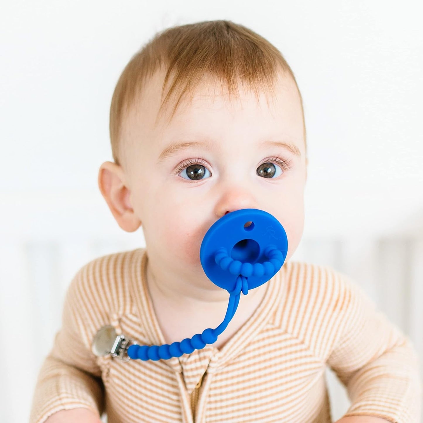 Ryan & Rose Cutie PAT Pacifier Teether (Bulb, Memphis)