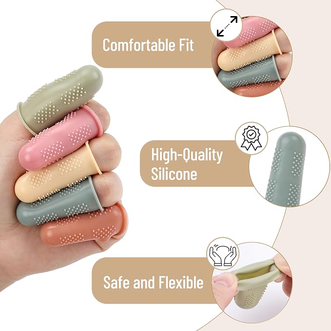 Mr. Pen- Hot Glue Gun Finger Protectors, Rubber Fingers Tips, Rubber Finger