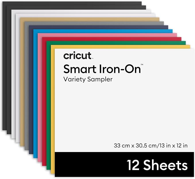 Cricut® Smart Iron-On™ Matless HTV Variety Sampler - 13 in x 12 in | HTV Heat