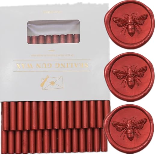 Wax Seal Sticks Burgundy, Mini Wax Seal Gun Sticks Suit