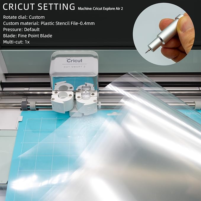 20PCS 4 Mil 12 X 24 Inch Clear Plastic Sheets, Blank Mylar Stencil Sheets