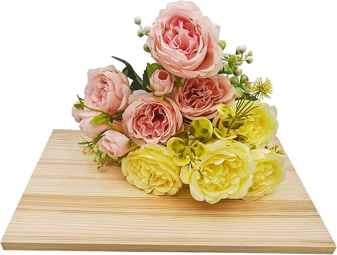 3PCS Rectangle Wood Boards Unfinished Wood Blocks