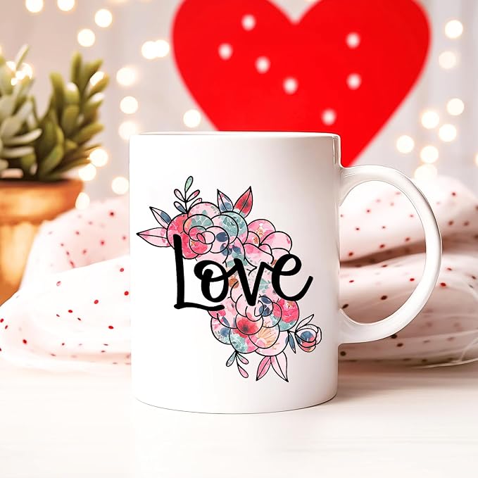 Tintnut Valentine's Day Permanent Vinyl 12x10in Rose 10Pcs Adhesive Vinyl |