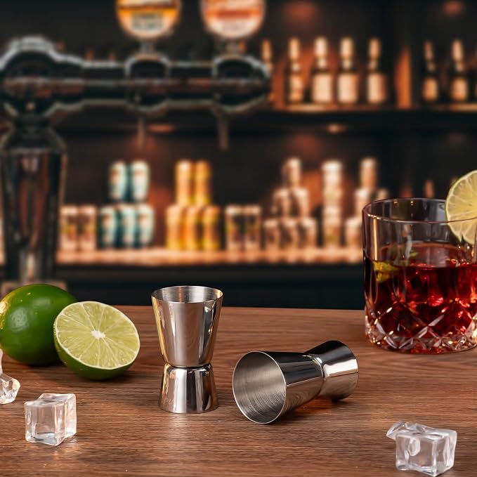 Briout Jigger for Bartending, Flat Edge