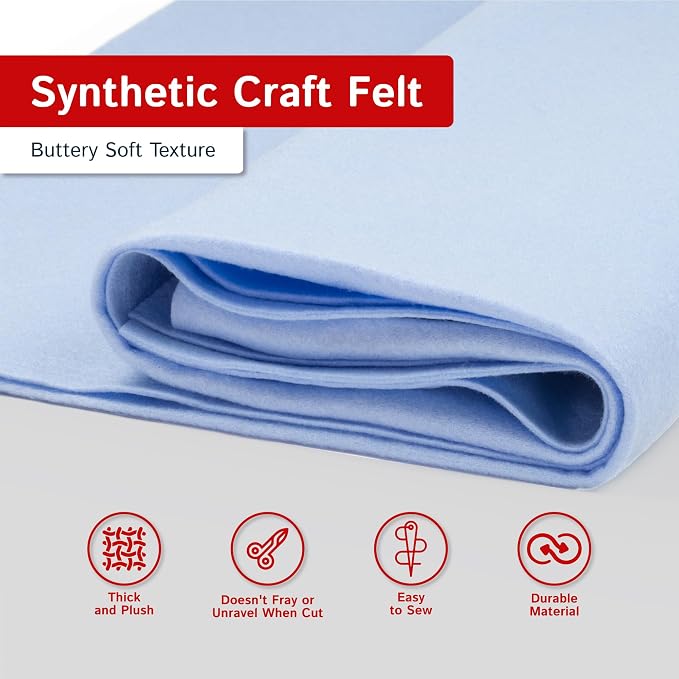 The Felt Store Craft Felt by The Yard – Soft, Durable Felt Fabric