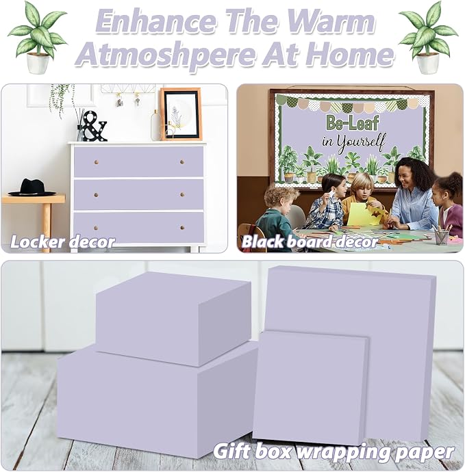 Light Purple Bulletin Board Paper Roll Lavender Bulletin Board Background Paper