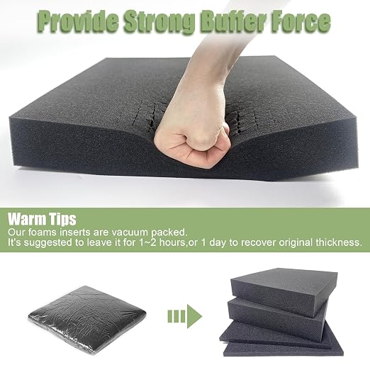 4 Pack Gun Case Foam Inserts