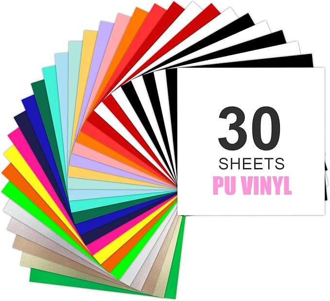 Yiwloer 12" x 12" HTV Heat Transfer Vinyl, Designs