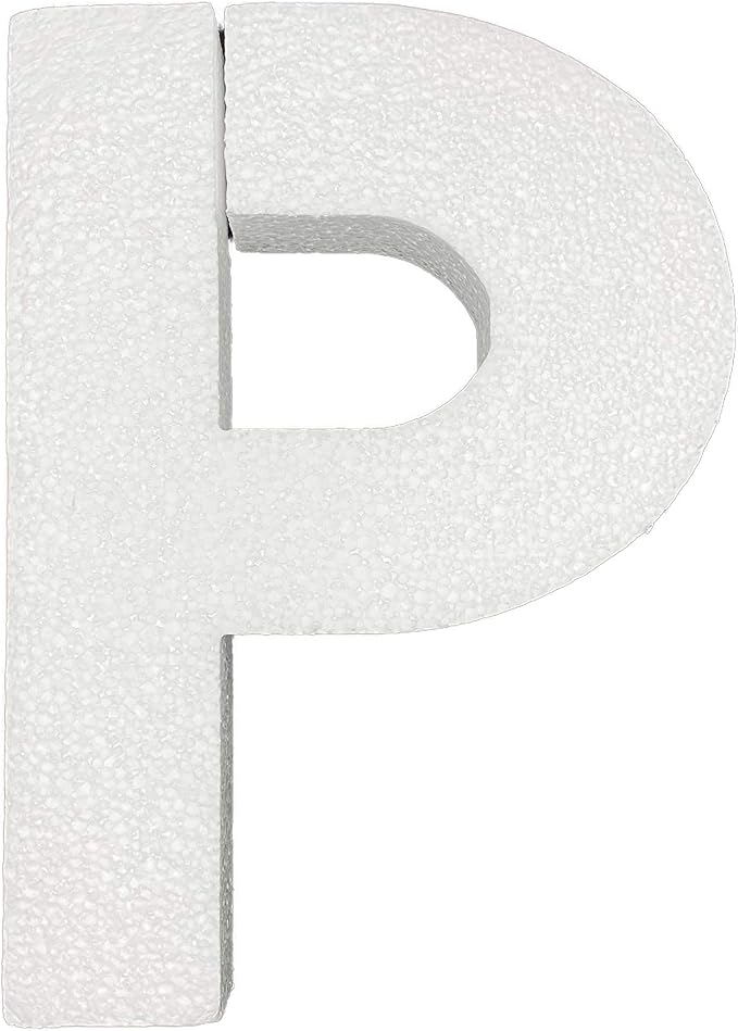 12 Inch Smooth Foam Letters