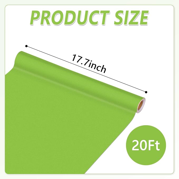 Qyeahkj 17.7in x 20ft Bulletin Board Paper Roll Bulletin Board Background Paper