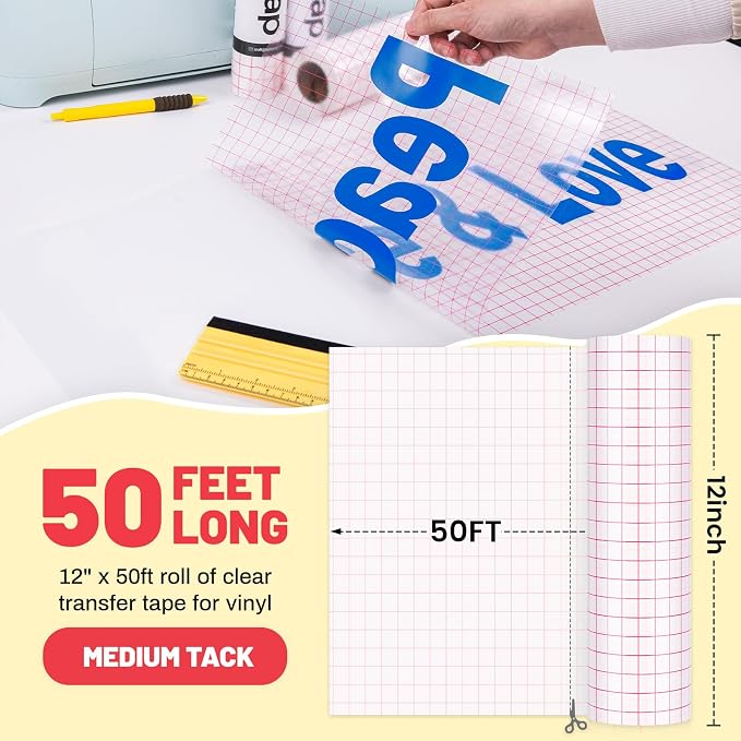TECKWRAP Clear Vinyl Transfer Tape