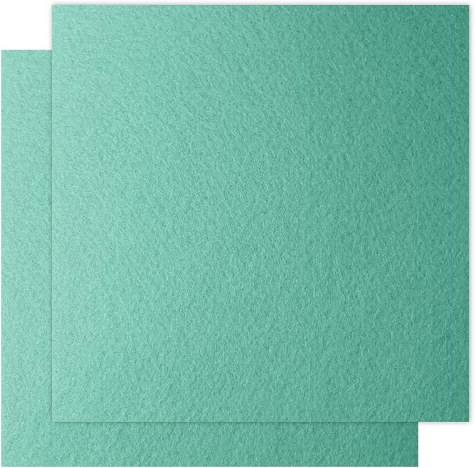 12" x 12" Felt Fabric Sheets for Crafts, Squares Felt Fabric Sheets, 1mm Thick