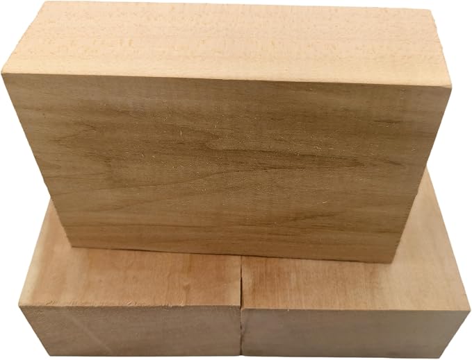 3PCS Basswood Carving Blocks, Whittling Wood Carving Kit, Unfinished Wooden