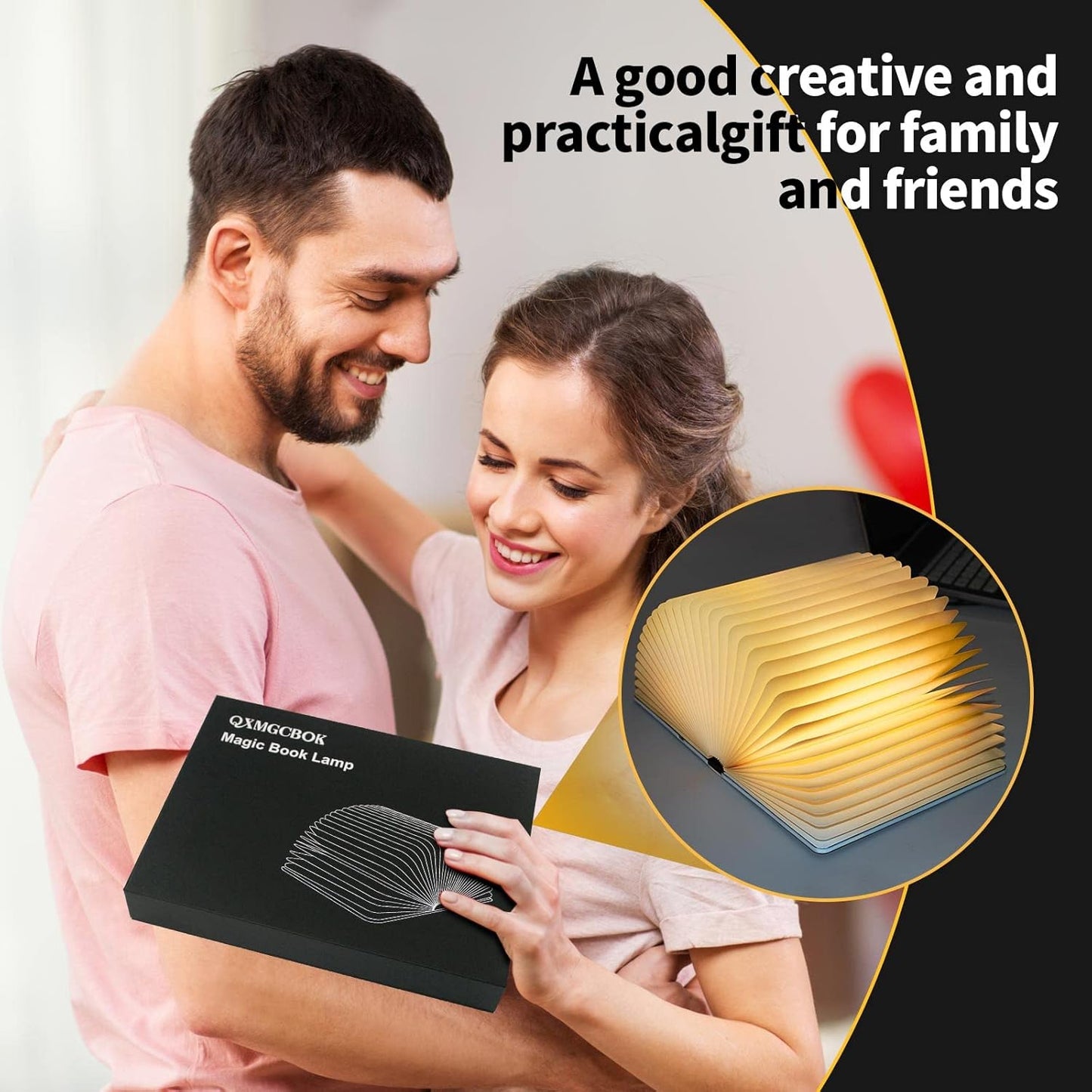 Portable Night Light with White Noise Machine for Adults Kids,Meditation Soother Relaxing Sounds Sleep Machine,3D Dragon Embossed Book Lamp for Bedroom,Music Speaker