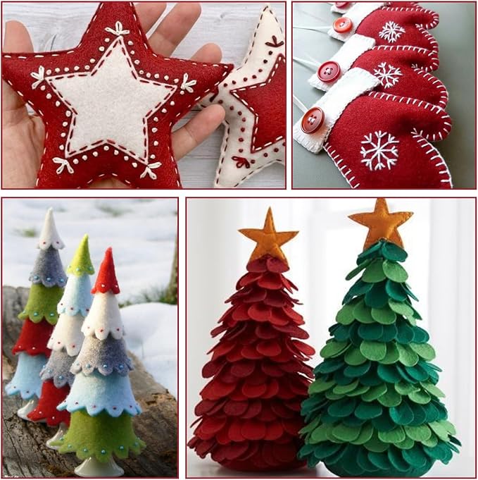 10Pcs Felt Sheets Fabric