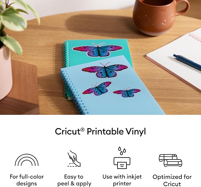 Cricut Silver Vinyl Sticker Paper | Printable Stickers
