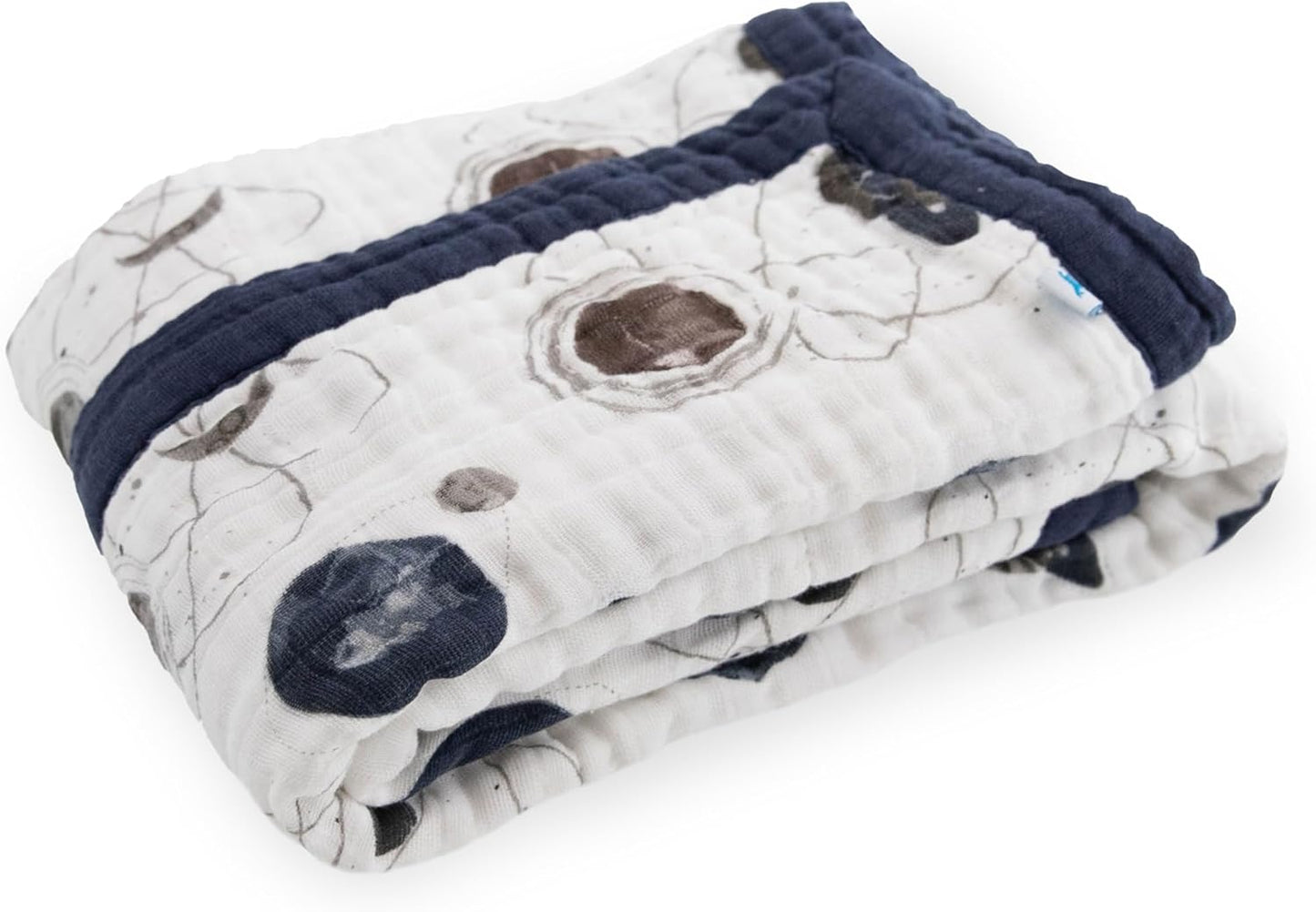 Little Unicorn Newborn Receiving Quilt | Ultra- Soft, Multi-Layered Muslin Fabric | Gift for Newborns & on-The-go (Planetary)