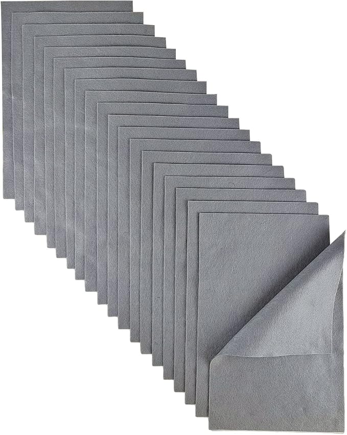 Jtnohx Color Felt, Soft Felt Sheets, 1.4mm Thick 8"x12" Handicraft Felt Fabrics
