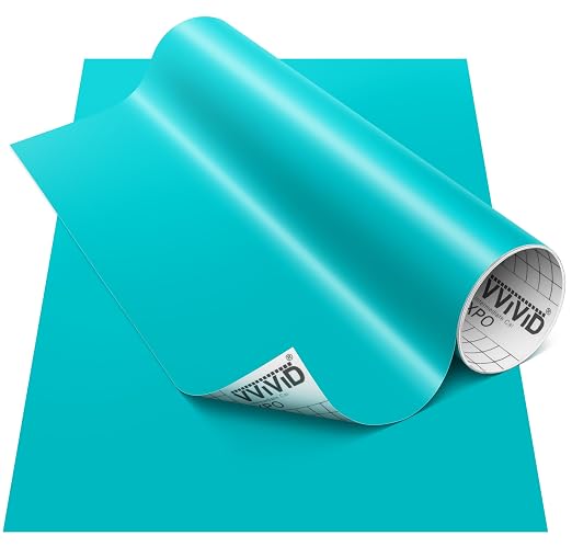 VViViD DECO65 Matte Pastel Miami Teal Permanent Adhesive Craft Vinyl