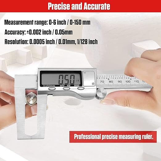 Disc Brake Rotor Micrometer, 6 Inch Brake Rotor Caliper Measuring Tool of Inch