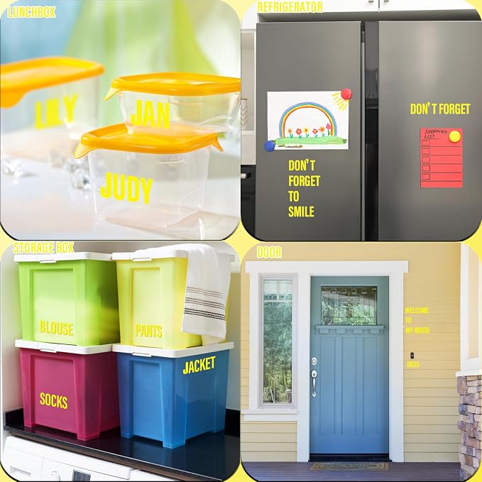 Letter Stickers, Mailbox Numbers, 2 Inch Waterproof Vinyl Alphabet | 2 Inch