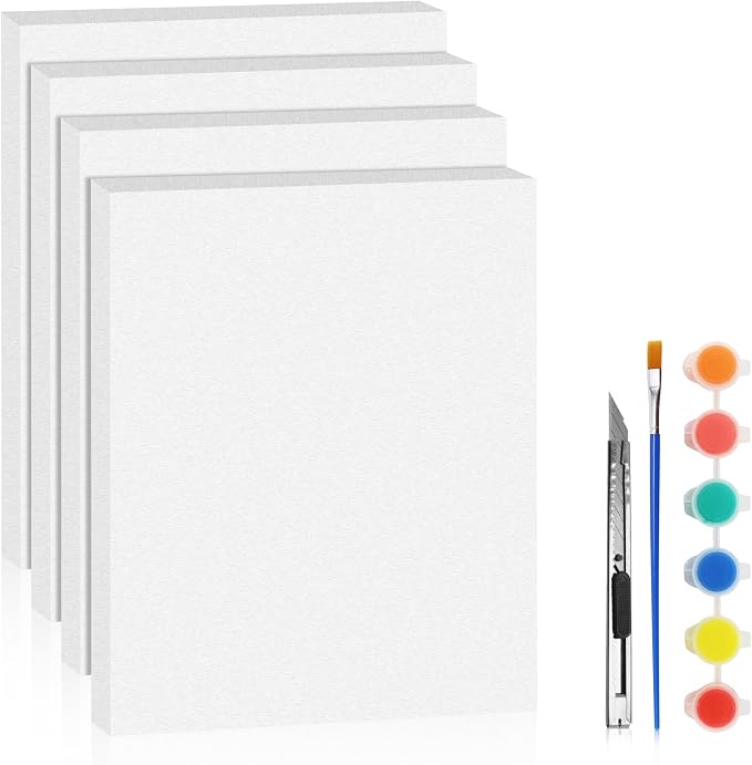 LuckyFoam White 4 Pack 15x12x1 inch Foam Sheets 1 Inch Thick | Polystyrene