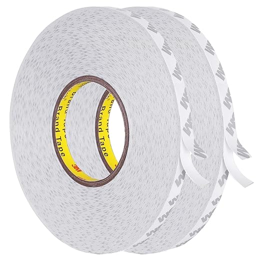 Double Sided Tape Heavy Duty, Super Strong Adhesive, 164ft x 0.39in, 2 Pack |