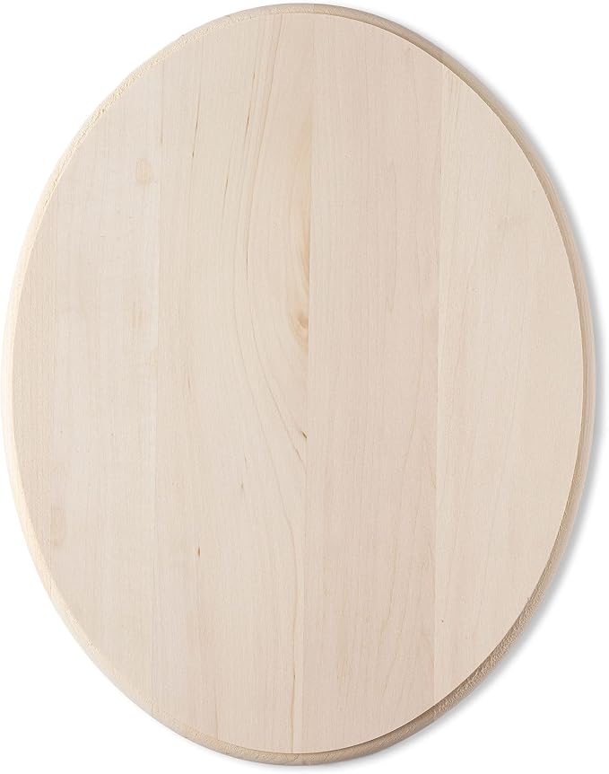 MICHAELS Basswood Oval Plaque by Make Market®