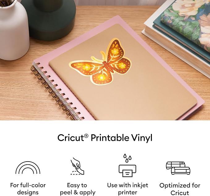 Cricut Gold Vinyl Sticker Paper | Printable Stickers