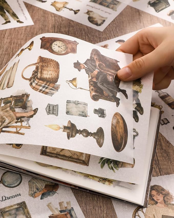 Aesthetic Scrapbooking Stickers Supplies