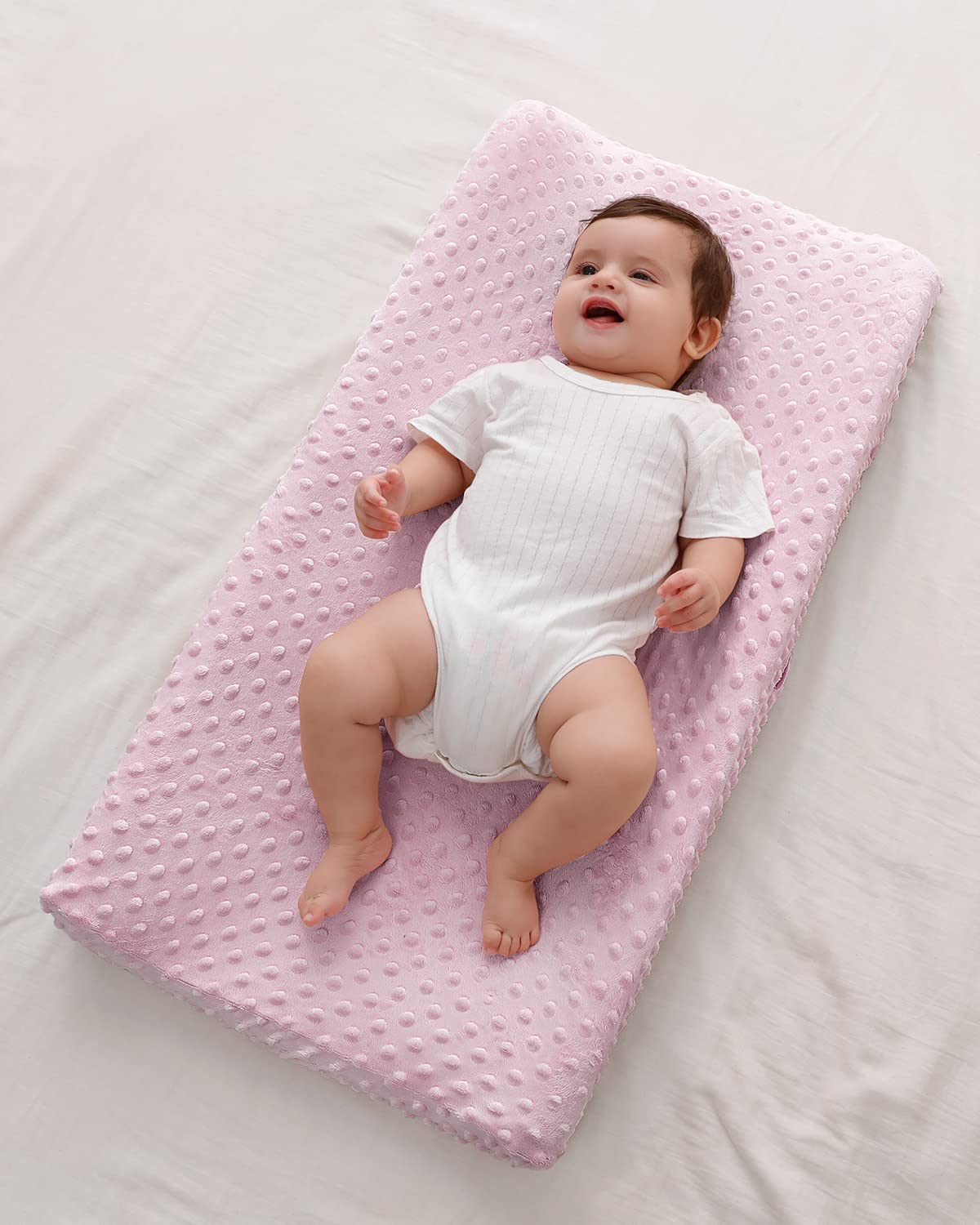 Changing Pad Cover, Soft Changing Table Sheets for Baby Boy and Girl, Diaper Changing Table Cover Fit 32"/34'' x 16" Pad (Blushing Bride)