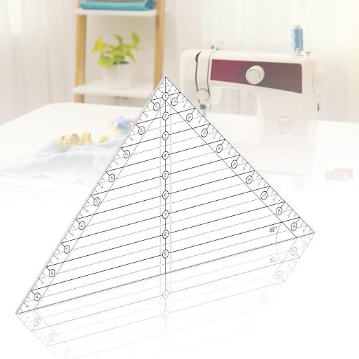 Watersay 1 Pcs 45° Angles Triangle Ruler