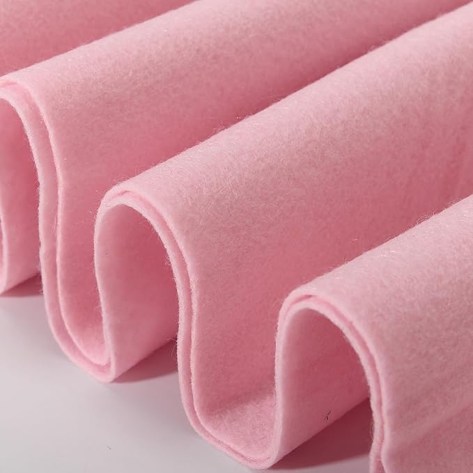 Soft Felt Fabric Sheets 1.6mm Thick Sewing Patwork Material Large Craft Felt