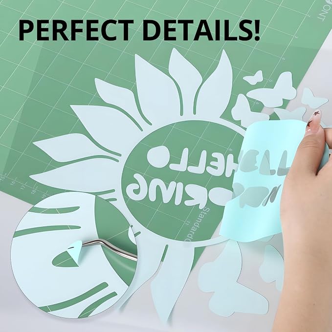 HTVRONT Mint HTV Roll Heat Transfer Vinyl
