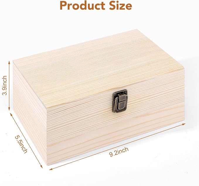 WSICSE Unfinished Wood Box