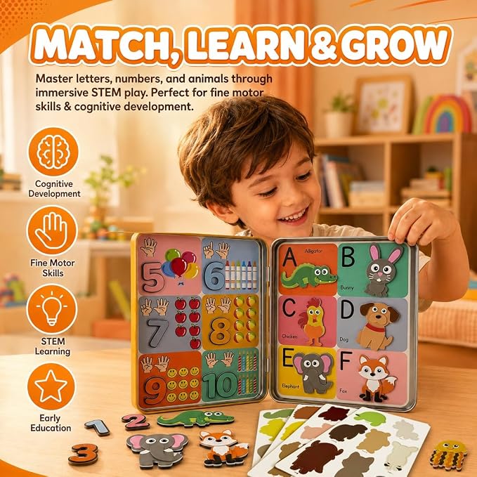 Magnetic Tin Box Foam Craft Kit