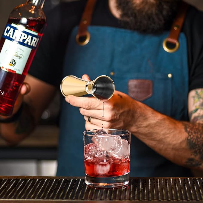Jigger for Bartending, Briout Double Cocktail Jigger Japanese Premium 304 Food