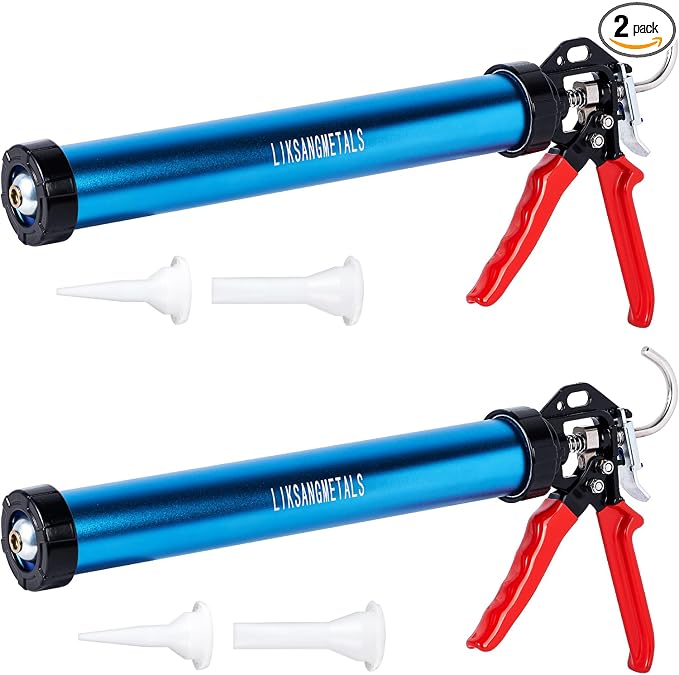 Three bearing energy-saving blue aluminum tube universal sausage glue gun