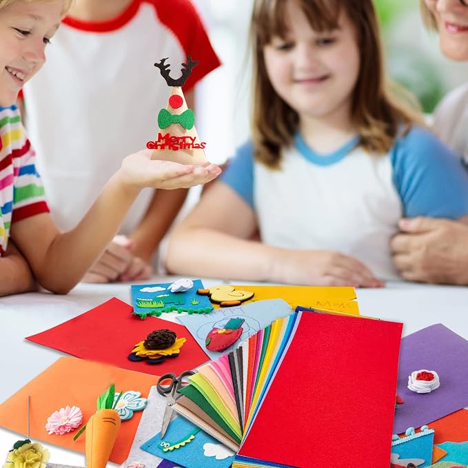 Jtnohx Stiff Felt Sheets, Craft Felt Square