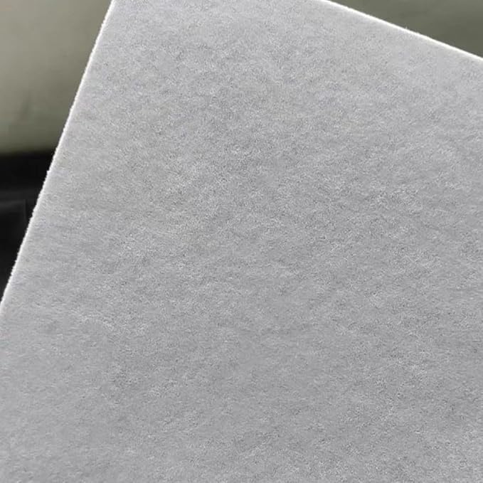 Light Grey Self Adhesive Soft Velvet Drawer Liner DIY Felt Fabric