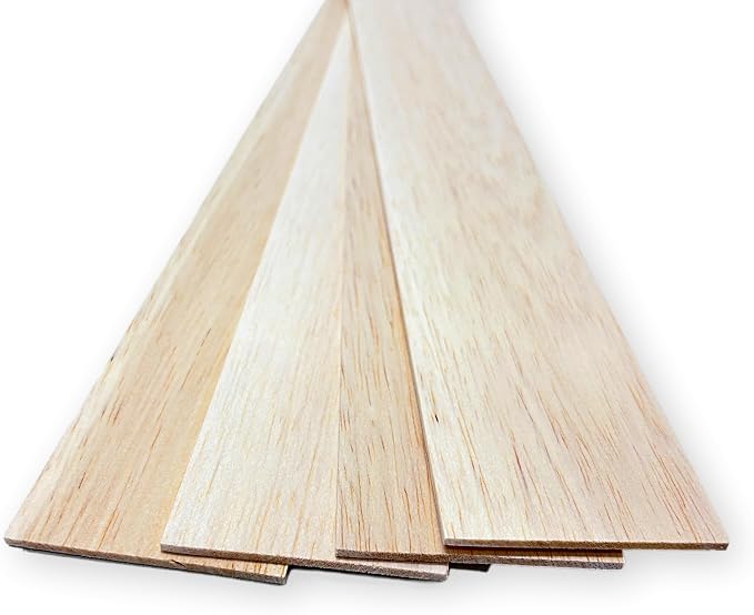 Proartek PK00039 Model BWH002X010 Pack of 10 Balsa Wood Sheets, and