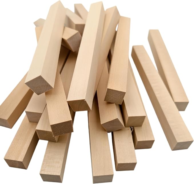 20PCS Basswood Carving Blocks, Whittling Wood Carving Kit, Unfinished Wooden