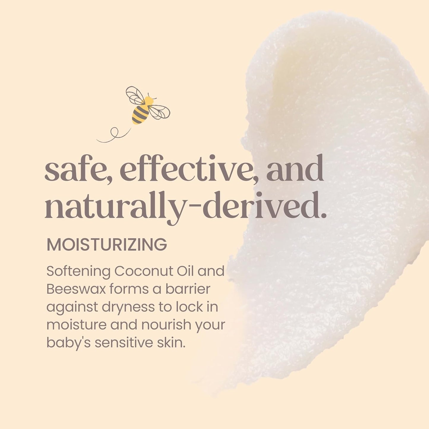 Burt's Bees Baby 100% Natural Origin Multipurpose Healing Ointment, Face & Body Baby Ointment – 7.5 Ounce Tub - Pack of 3