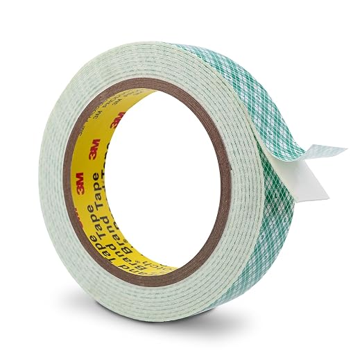 3M Double Sided Foam Tape 1" x 10Ft 1 Pack White Heavy Duty | Double Coated