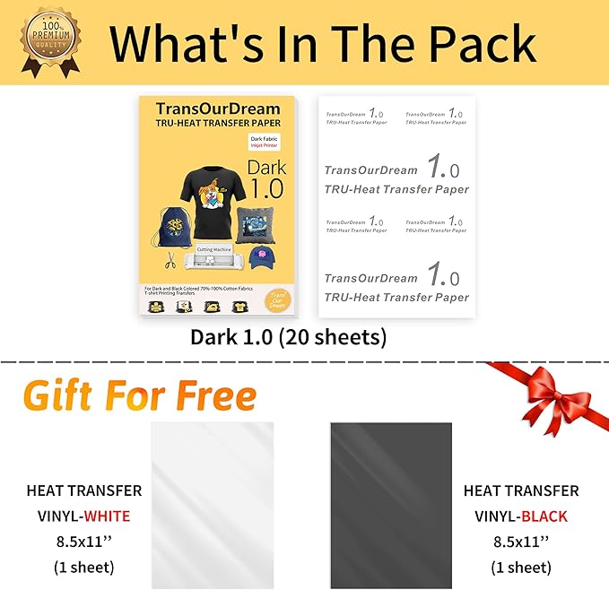 TransOurDream Tru-Iron on Heat Transfer Paper