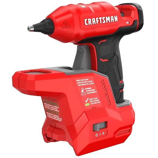 CRAFTSMAN V20 Mini Cordless Hot Glue Gun and Sticks Set