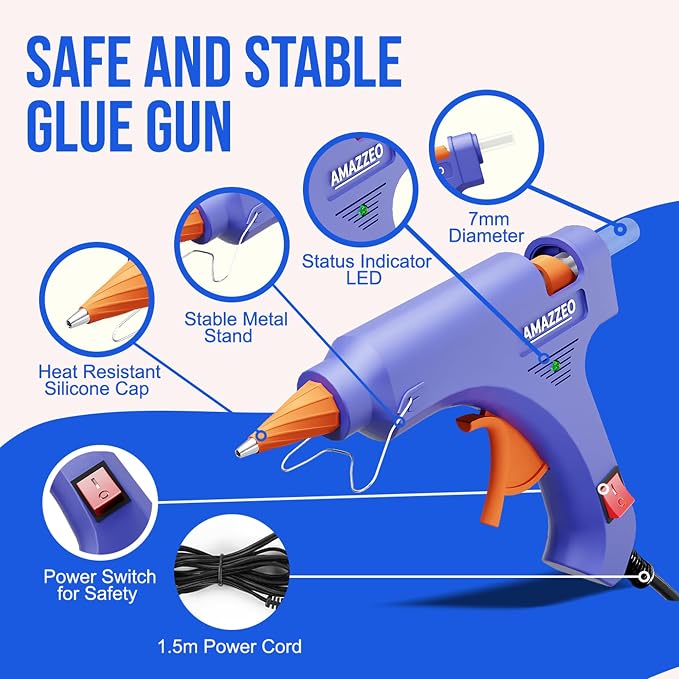 Hot Glue Gun and Sticks Set 40pcs