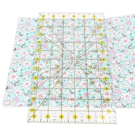 Acrylic Quilting Ruler 6.5" x 12" Fabric Cutting Ruler